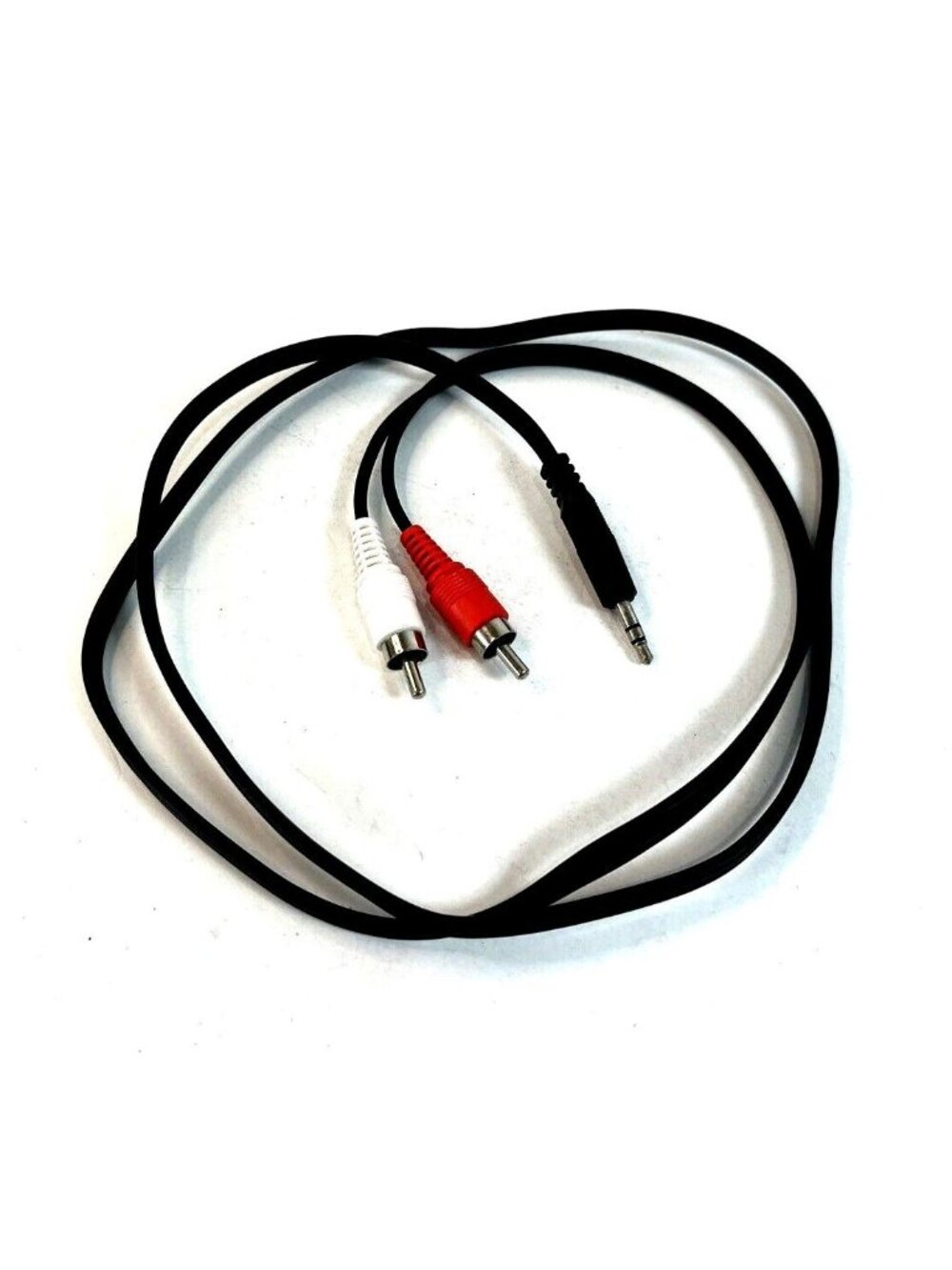 3.5mm To RCA Stereo Audio Cable Black Red White Connectors A14